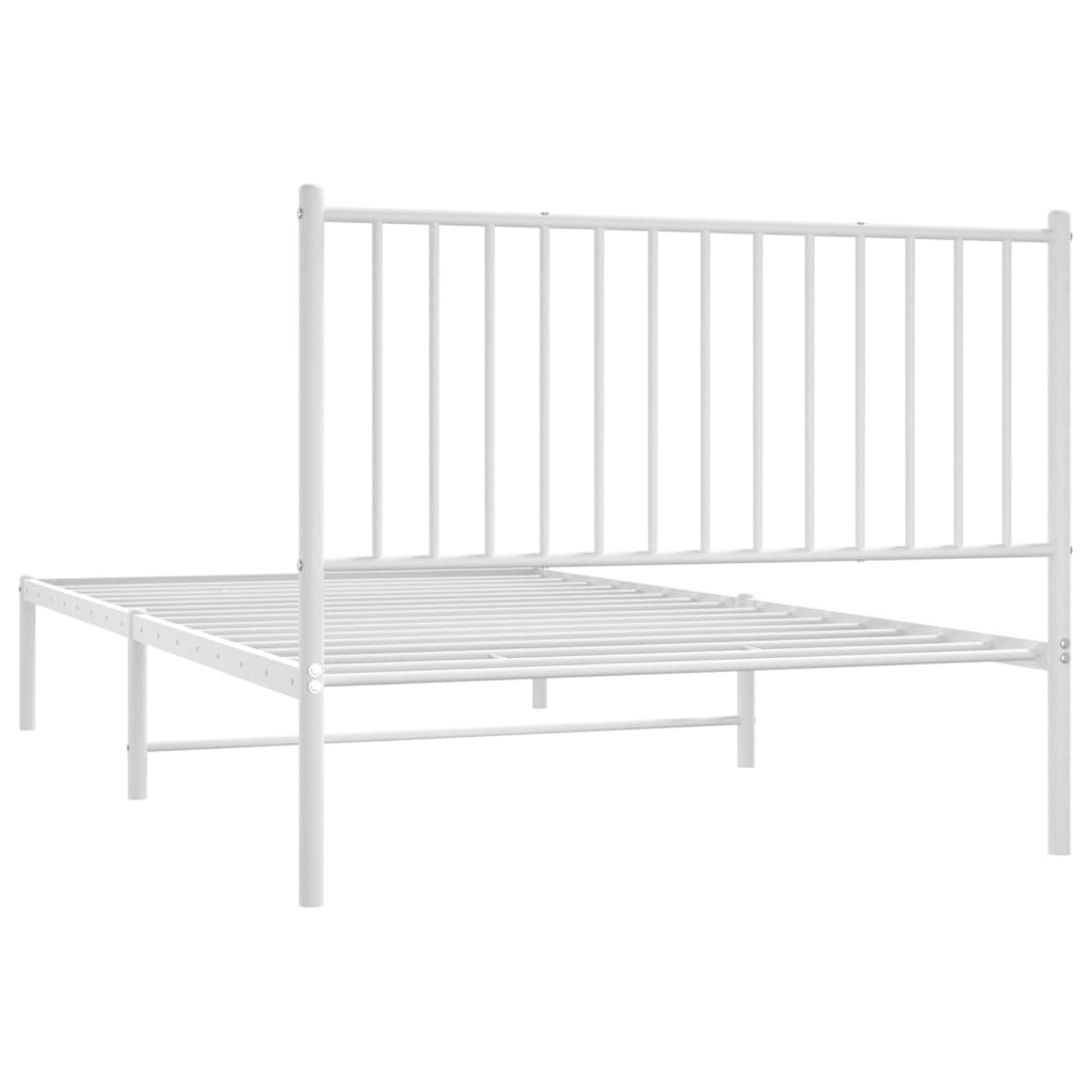 Bettgestell Metall Schwarz 75x190 cm