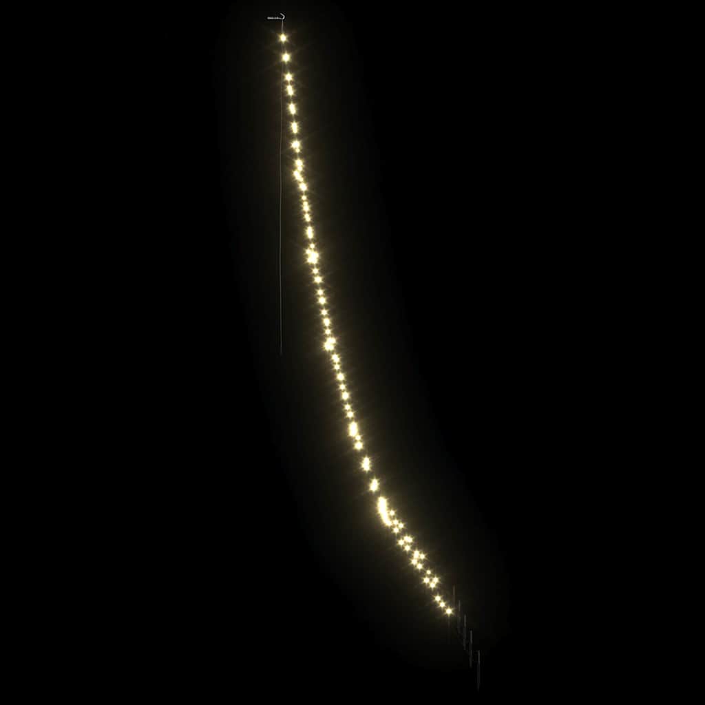 LED Weihnachtsbaum mit Erdspießen Warmes Weiß 182 cm Metall