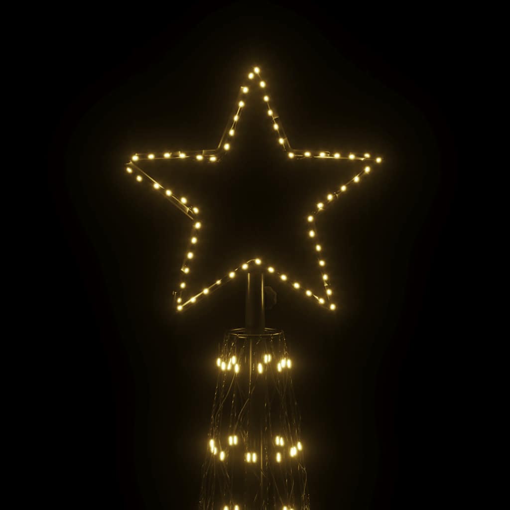 Weihnachtsbaum-Kegel Warmweiß 500 LEDs 100x300 cm