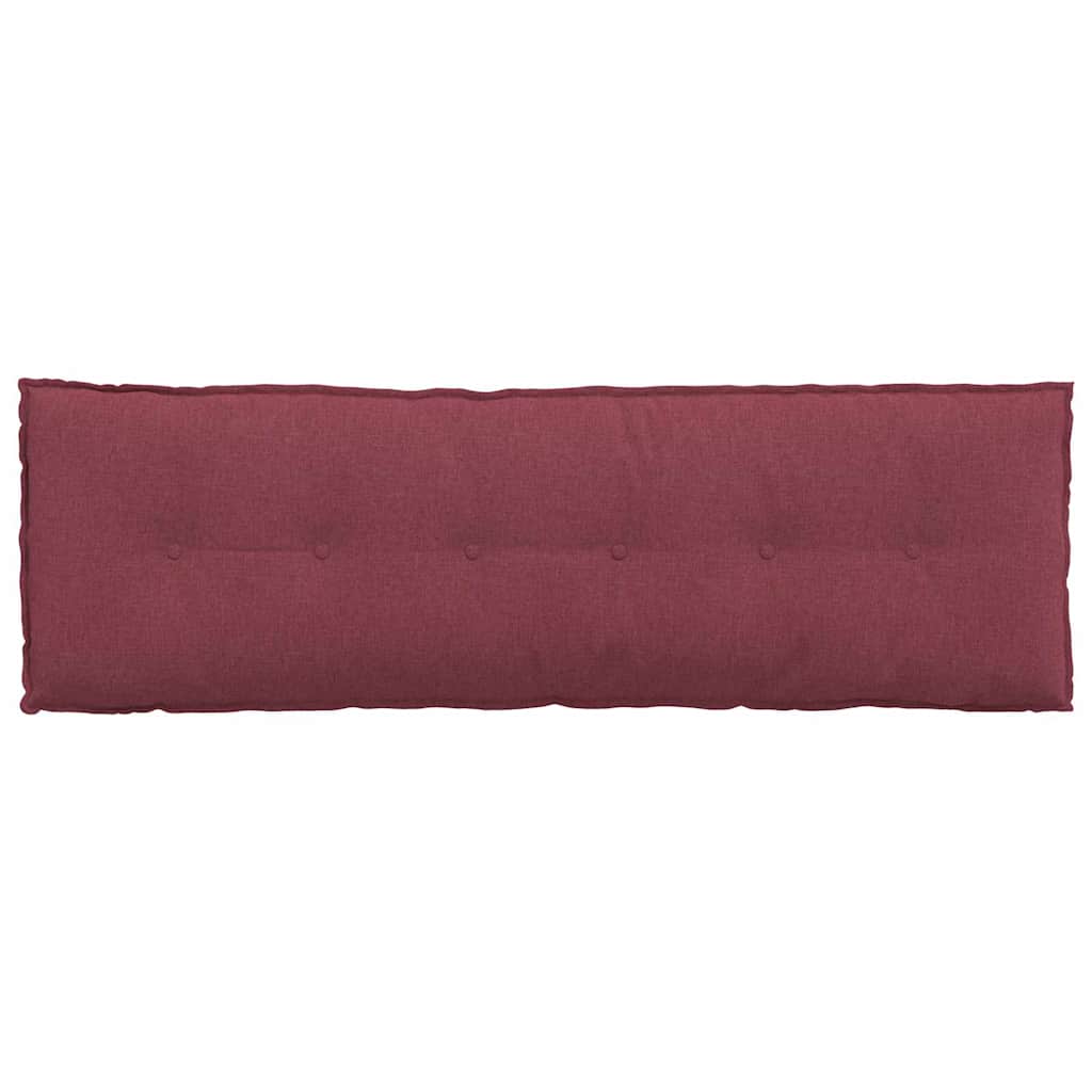 Rückenkissen Hellgrau 50 x 19 x 45 cm Stoff