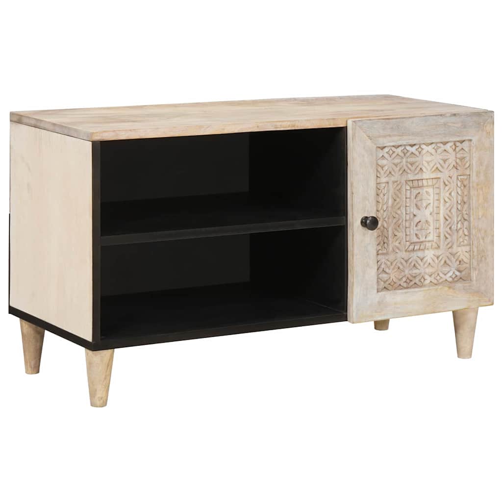 TV-Einheiten mit Regal Hellbraun 80 x 33 x 46 cm Holzwerkstoff