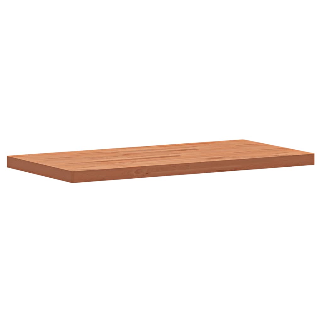 Waschtischplatte 80x40x1,5 cm Massivholz Buche