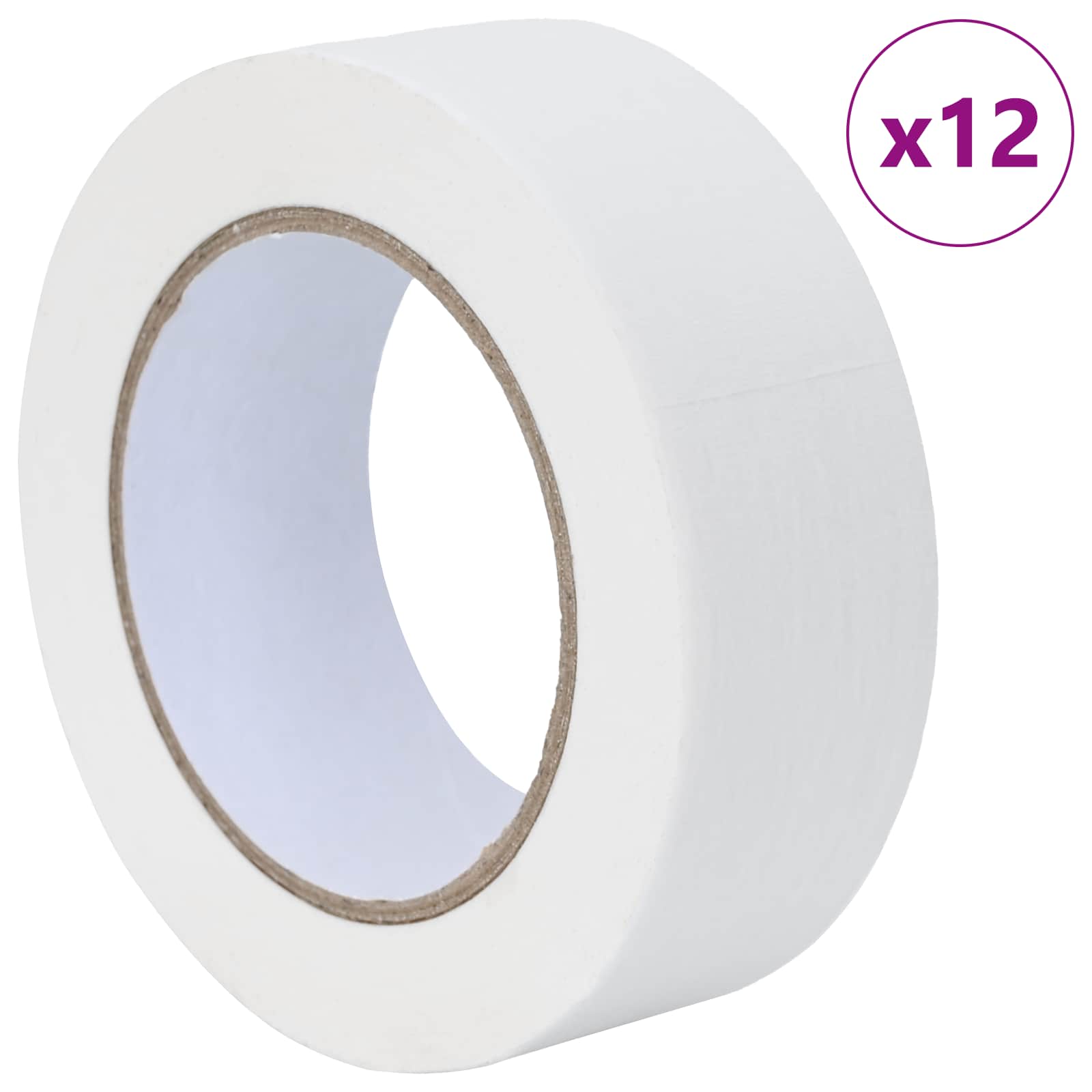 Malerklebebänder 6 pcs Weiß 19mm x 50m Papier