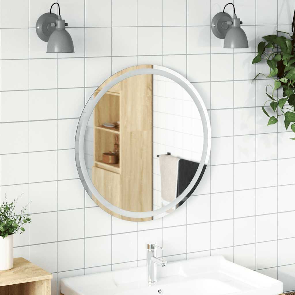 LED-Badspiegel 30 cm Rund
