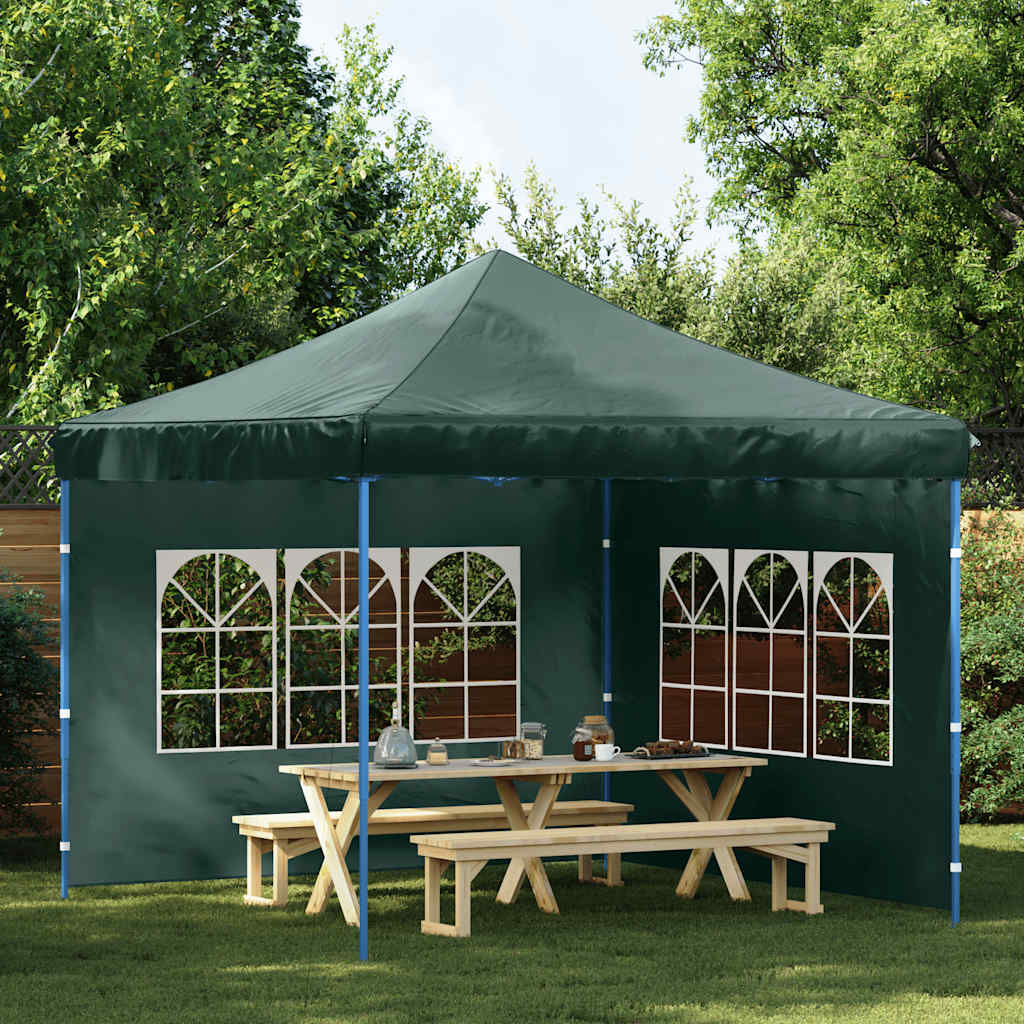 Party Zelt Seitenteil 2 pcs 300 x 195 cm Rot PE und Stahl