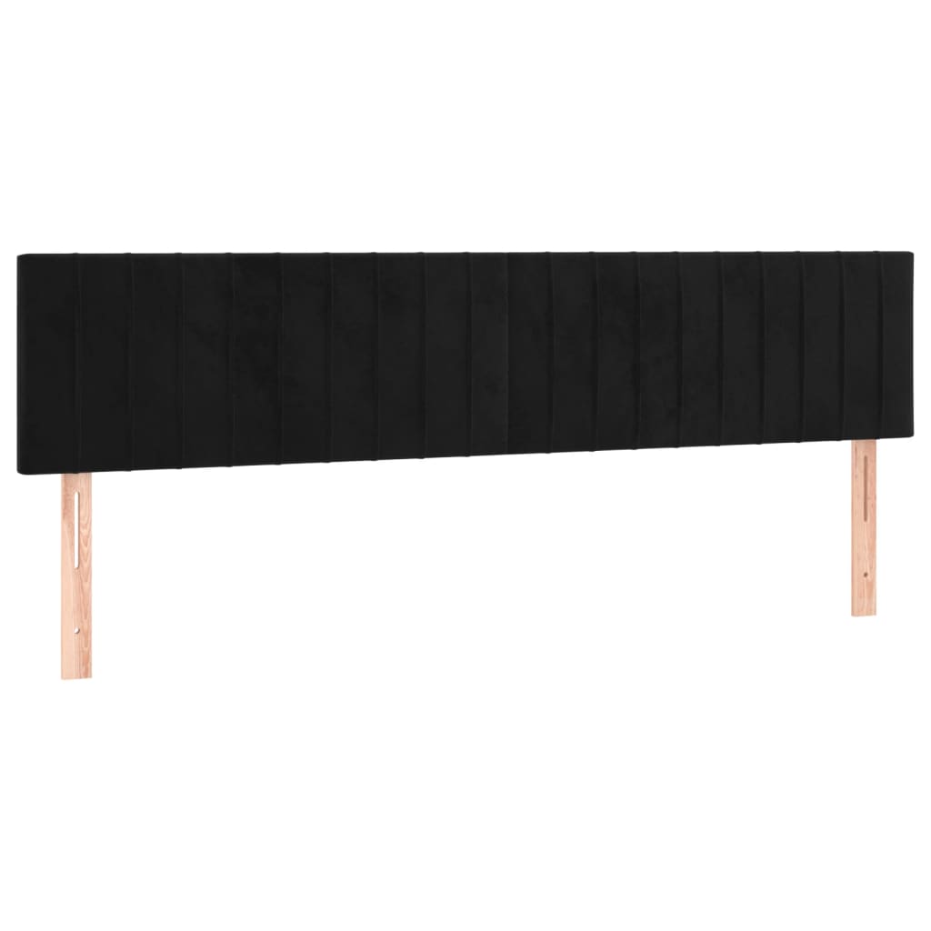 Kopfteil Hellgrau 80x5x118/128 cm Samt