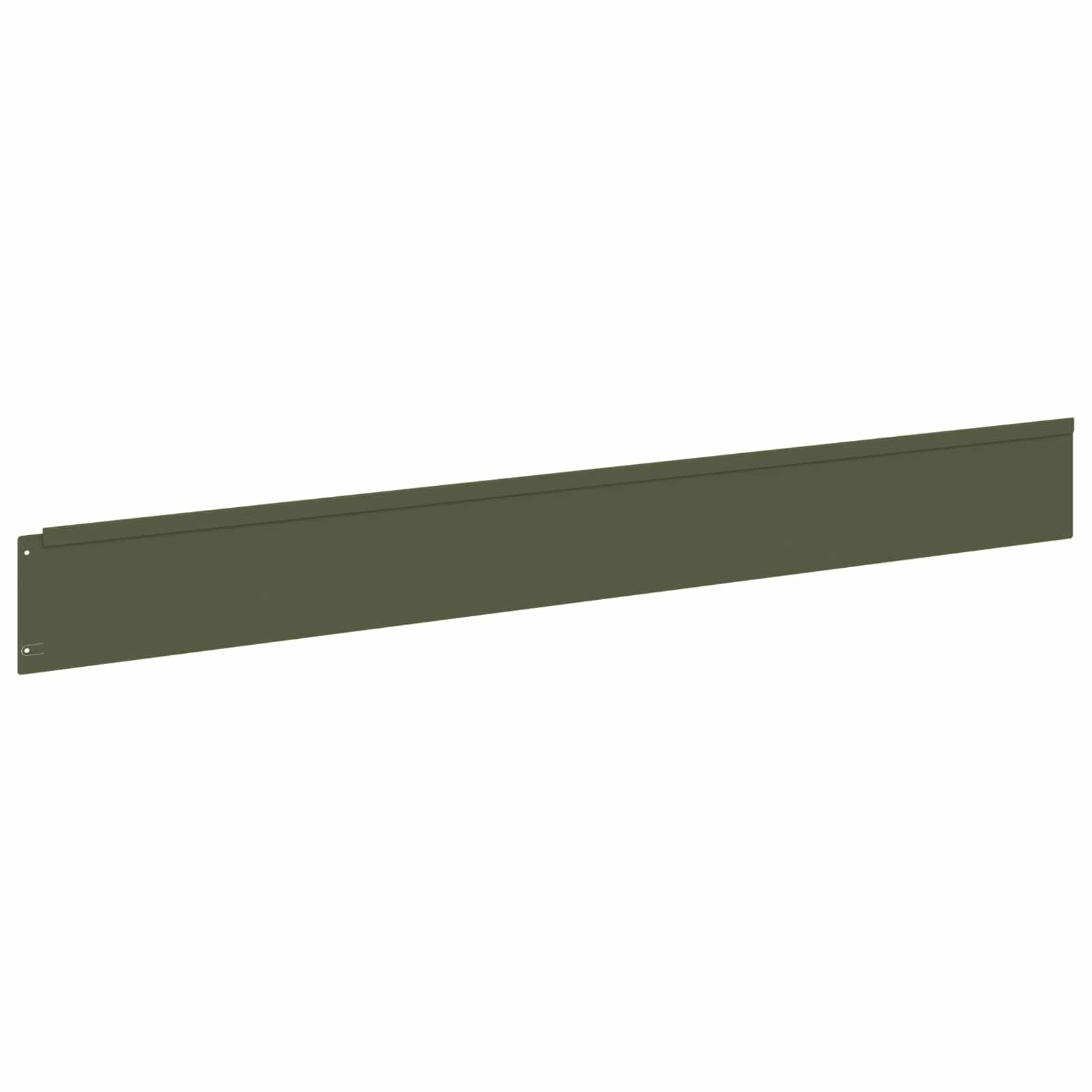 Raseneinfassung 10 pcs 100 x 12 cm Stahl Anthrazit