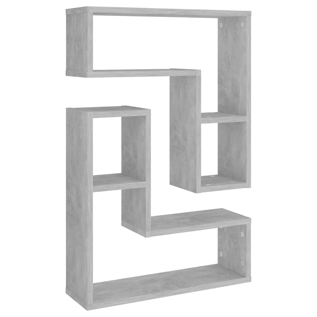 Wandregale 2 Stk. Weiß 50x15x50 cm Holzwerkstoff