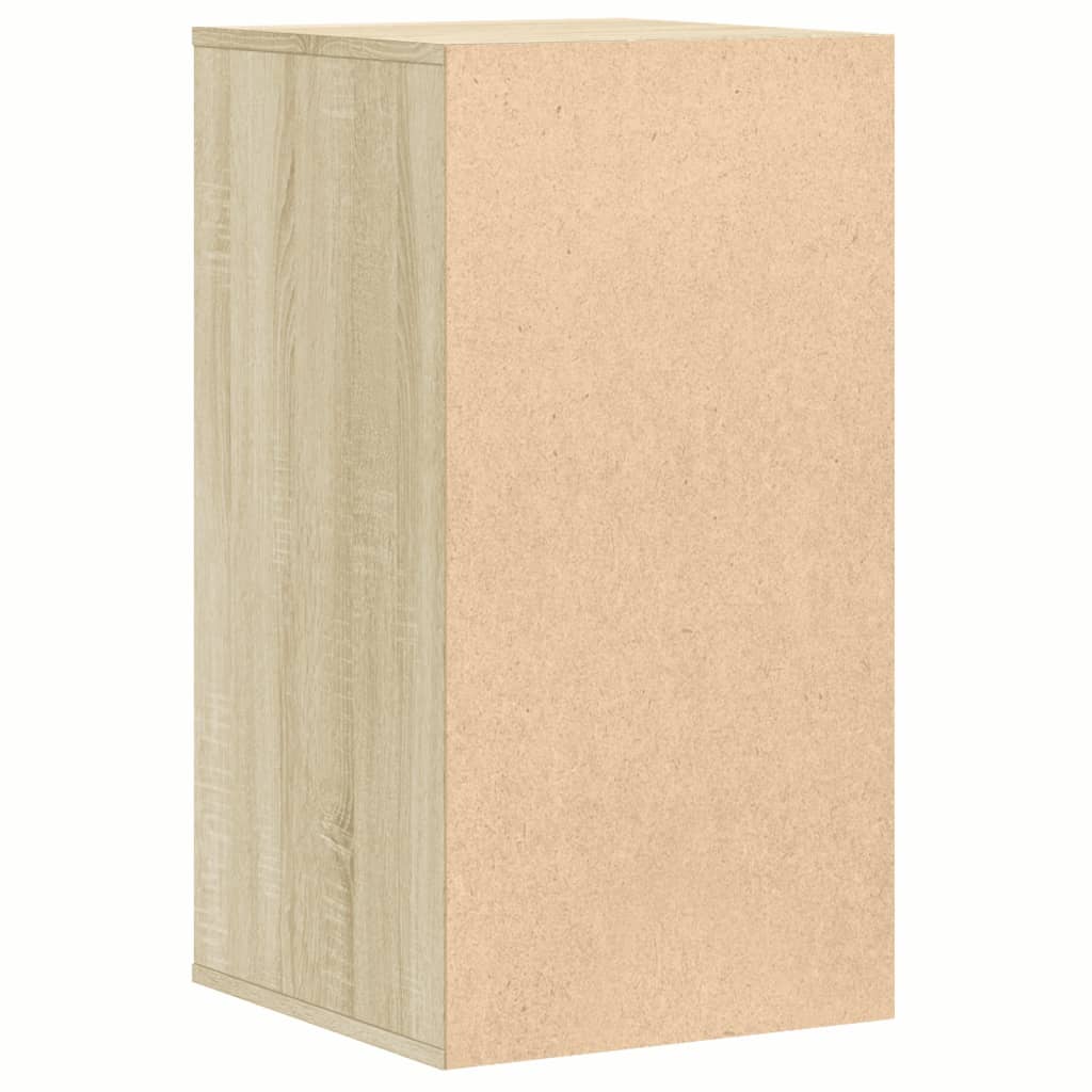 Schubladenschrank Schwarz Eichen-Optik 41 x 40 x 58 cm