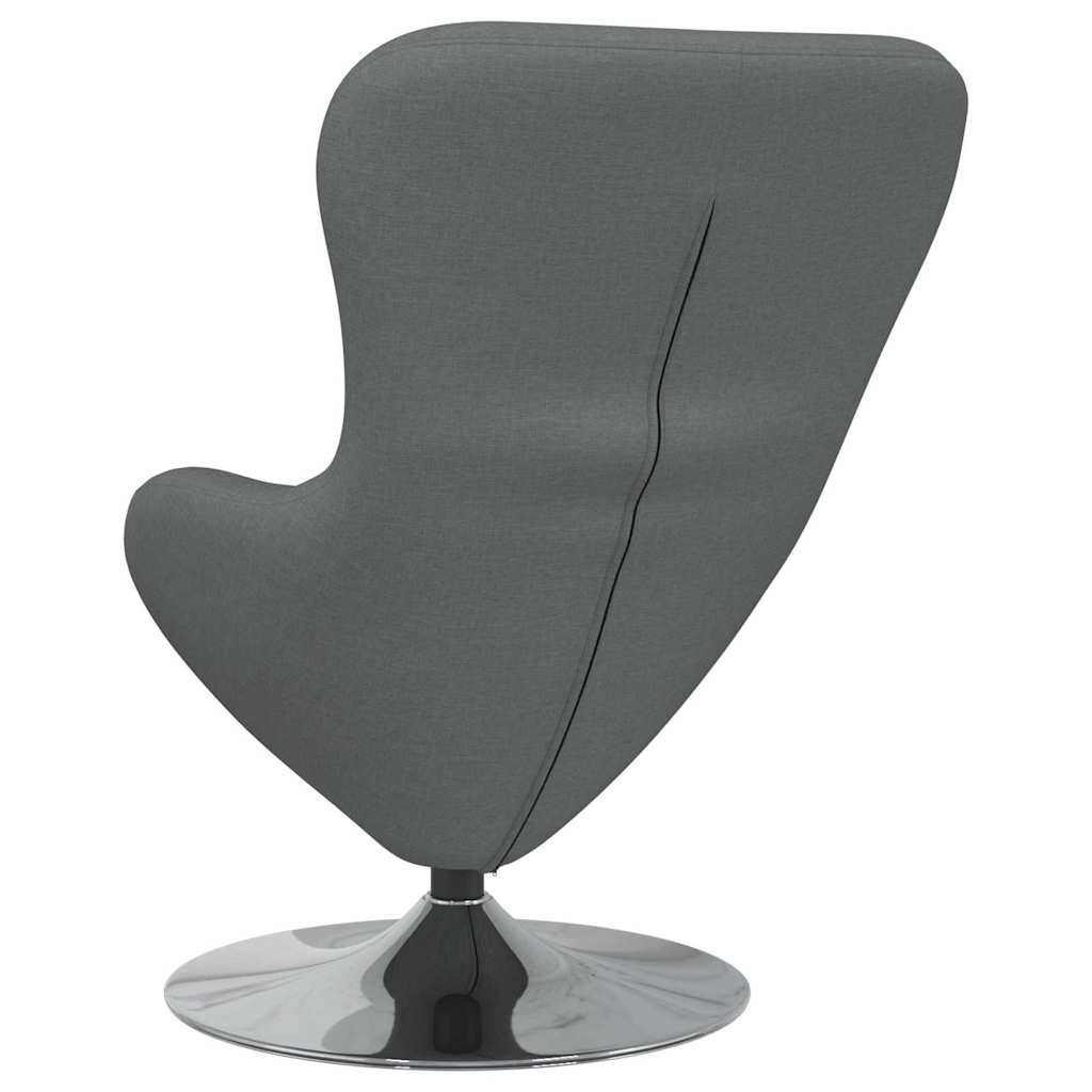 Eiersessel Hellgrau 63 x 73 x 90 cm Stoff