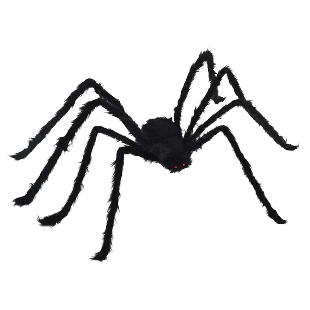 Halloween Spinnen Dekoration 3 pcs Schwarz 200 cm