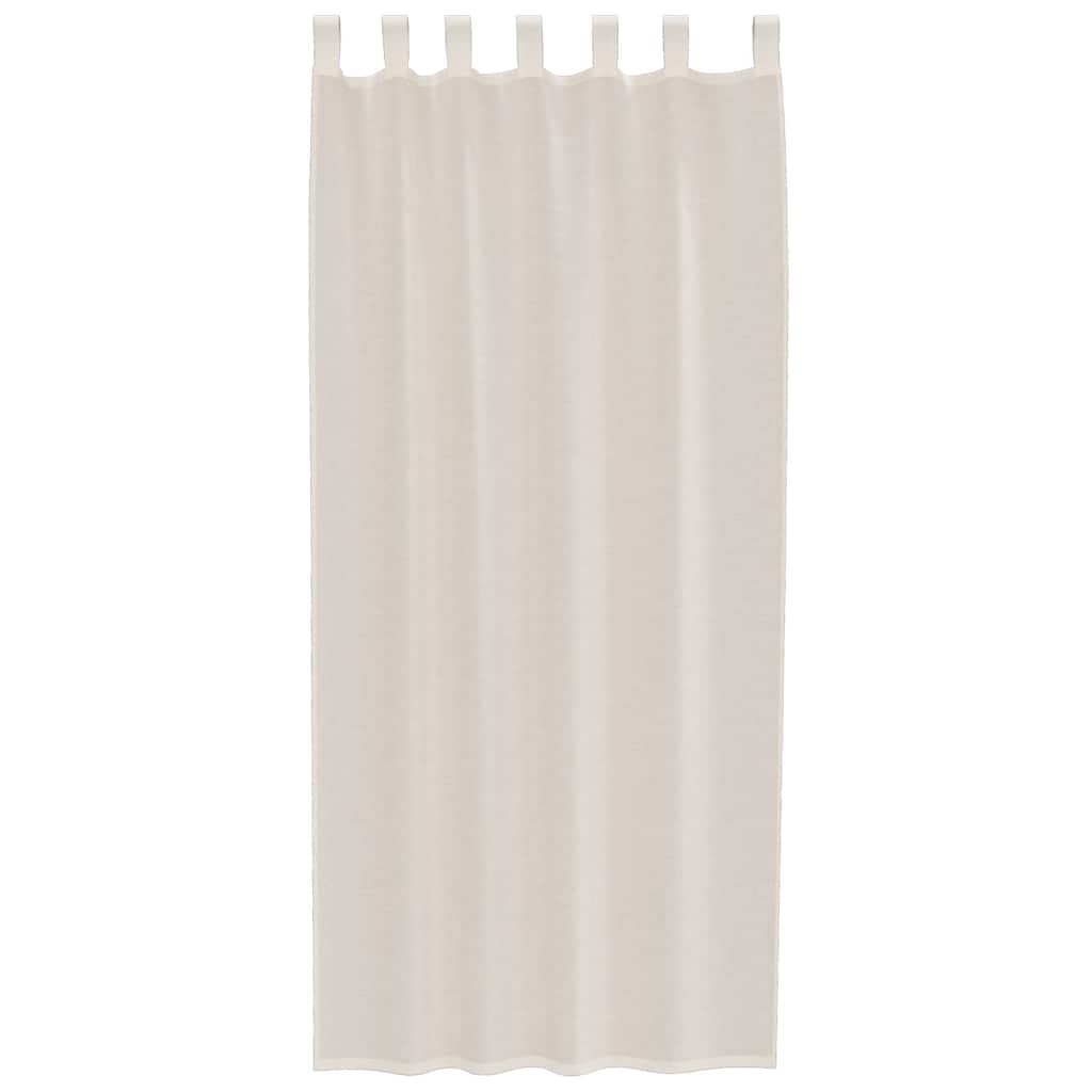 Voile Vorhänge mit Ösen 2 Stk. Apfelgrün 140x140 cm