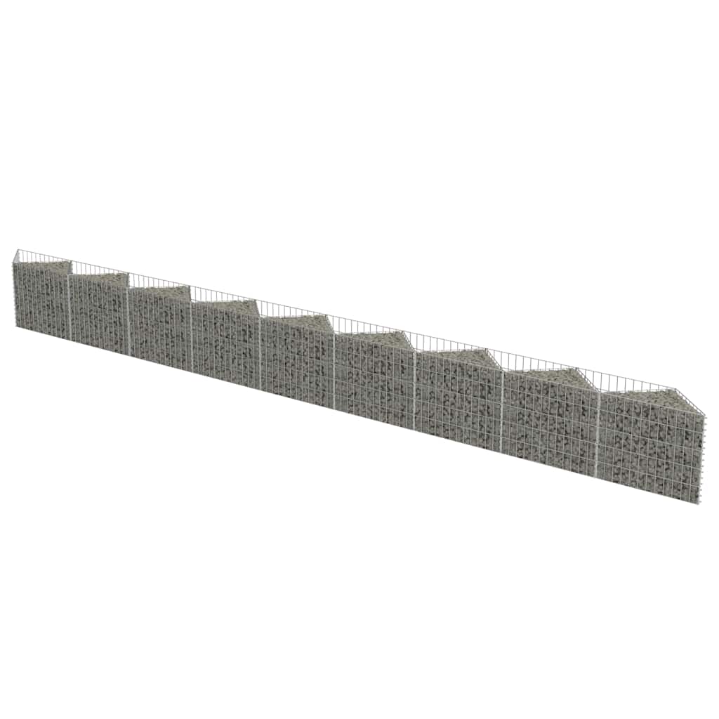 Gabionenwand Verzinkter Stahl 450×30×100 cm