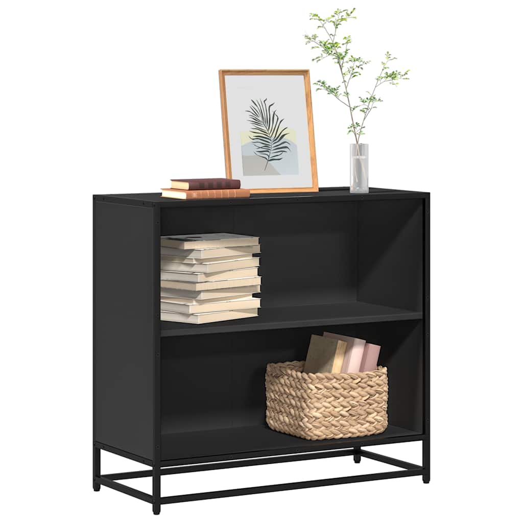 Bücherregal Schwarz 60x35x139 cm Holzwerkstoff