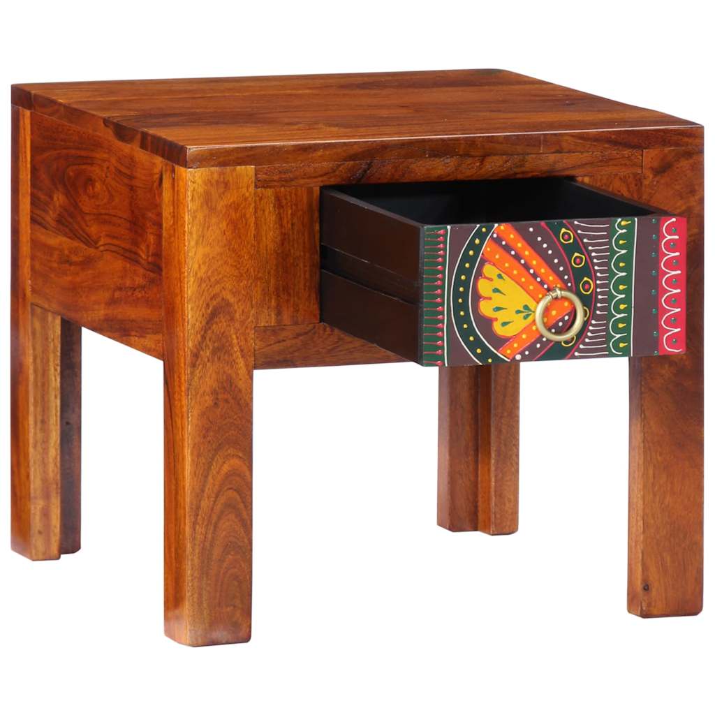 Nachttisch 40x35x45 cm Massivholz Akazie
