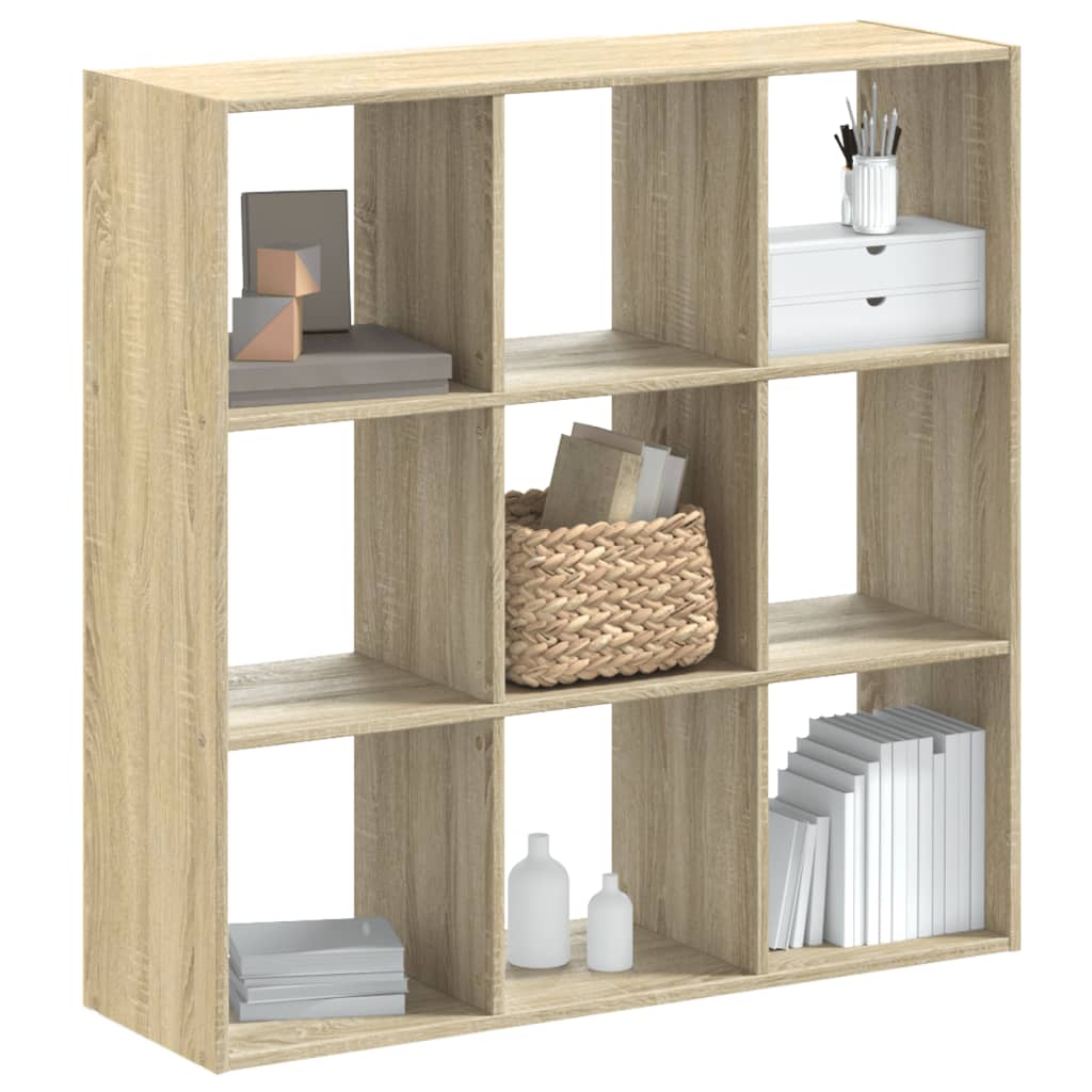 Bücherregal Schwarze Eiche 102 x 32 x 102 cm