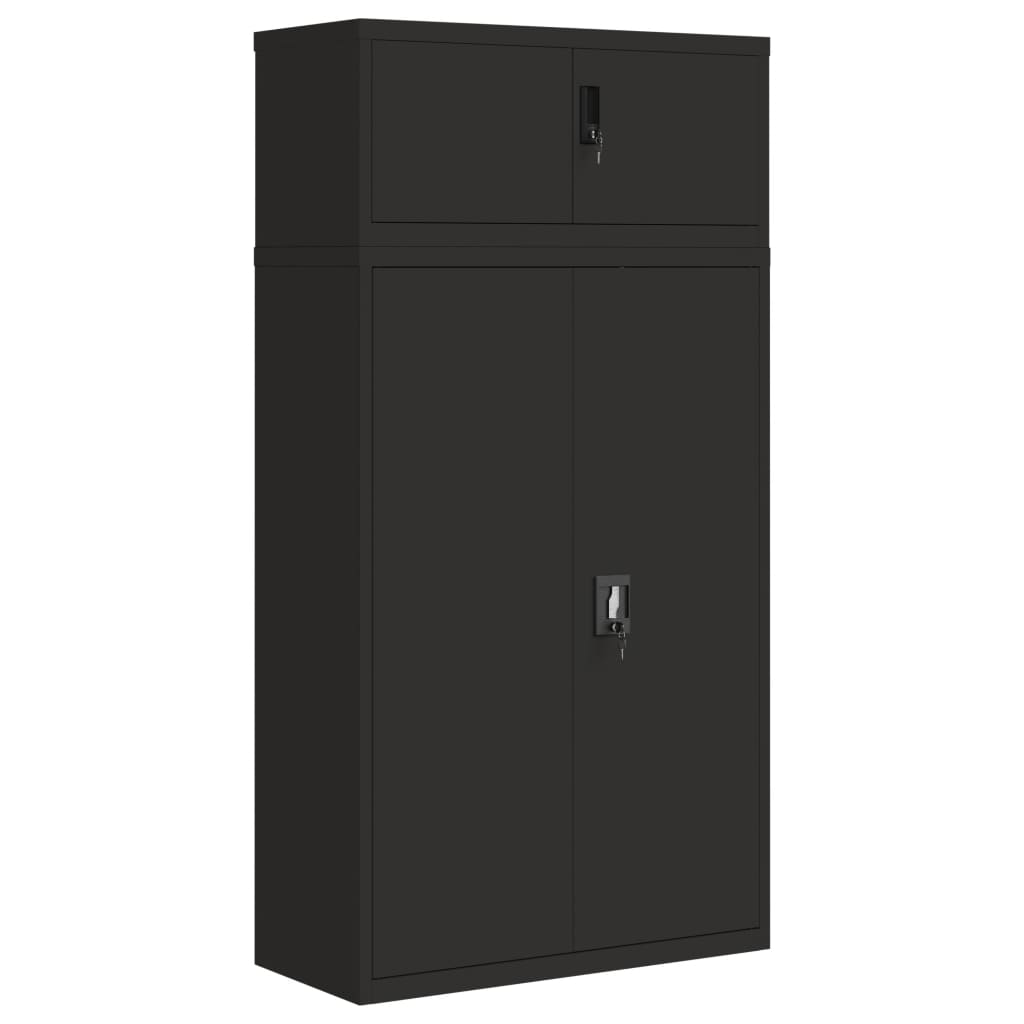 Aktenschrank Weiß 90x40x110 cm Stahl