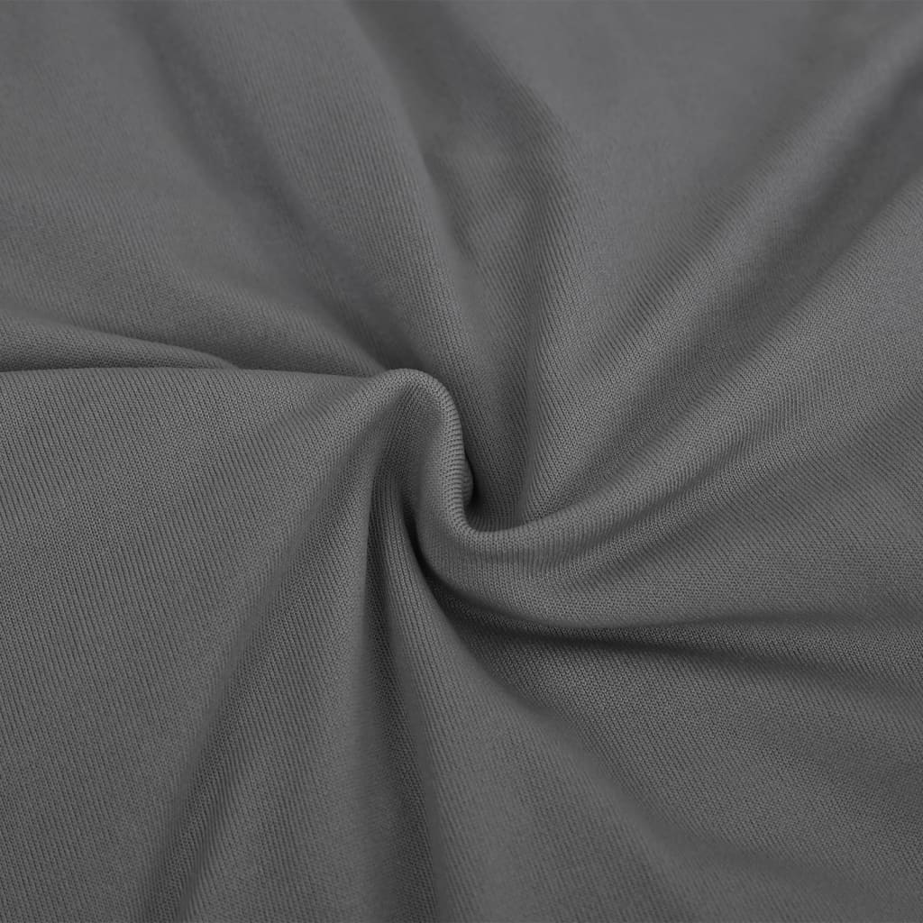Stretch-Sofahusse Schwarz Polyester-Jersey