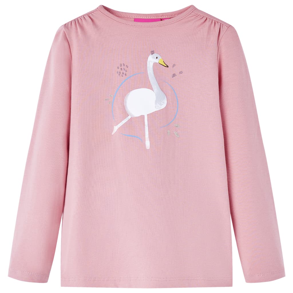 Kinder-Langarmshirt Marineblau 92
