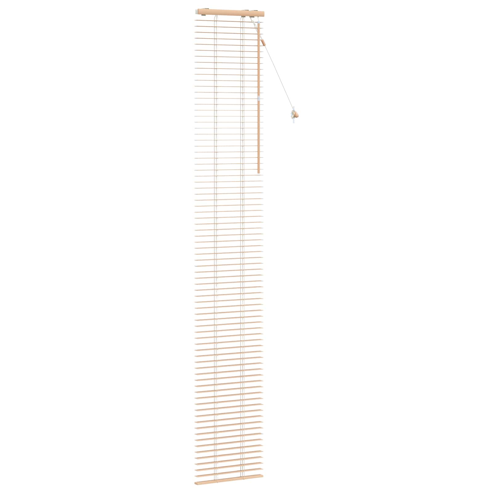 Jalousie Eichenoptik 40 x 130 cm 35 mm Massives Paulownia-Holz