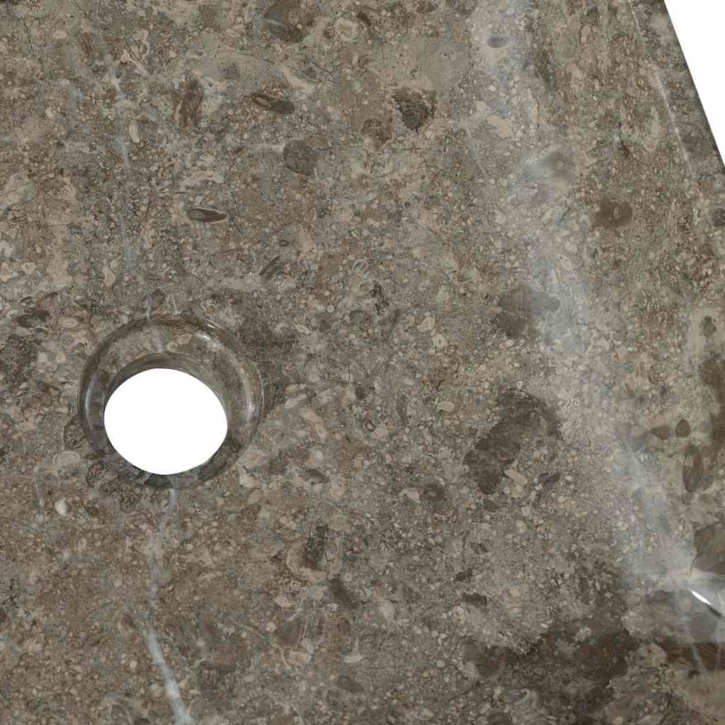 Waschbecken Creme 40x40x10 cm Marmor