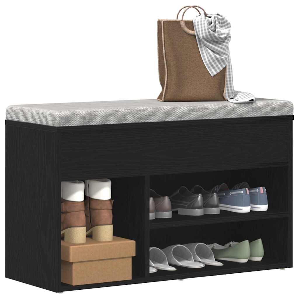 Schuhbank Weiß 60x30x45 cm Holzwerkstoff