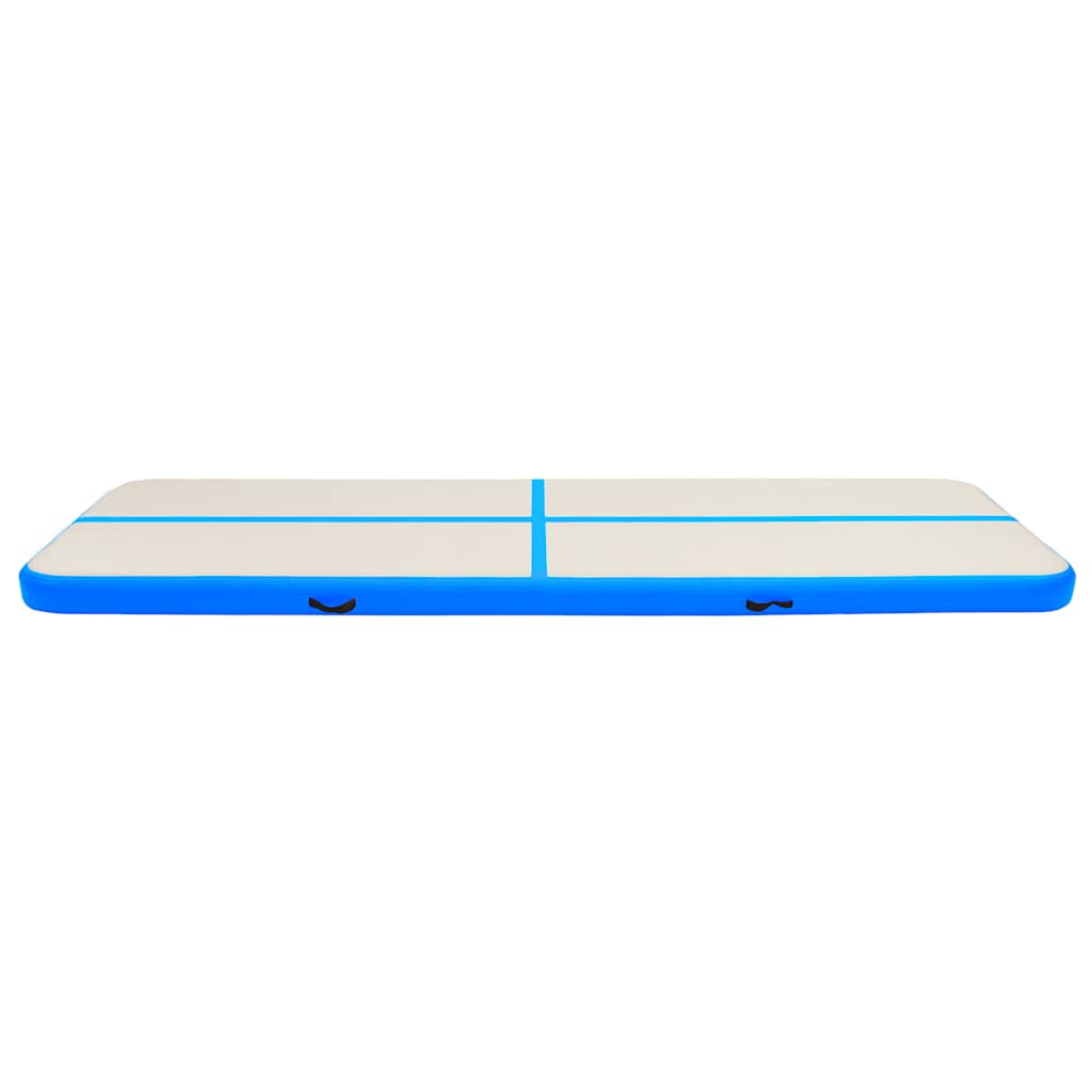 Aufblasbare Gymnastikmatte mit Pumpe 300×100×10 cm PVC Rosa