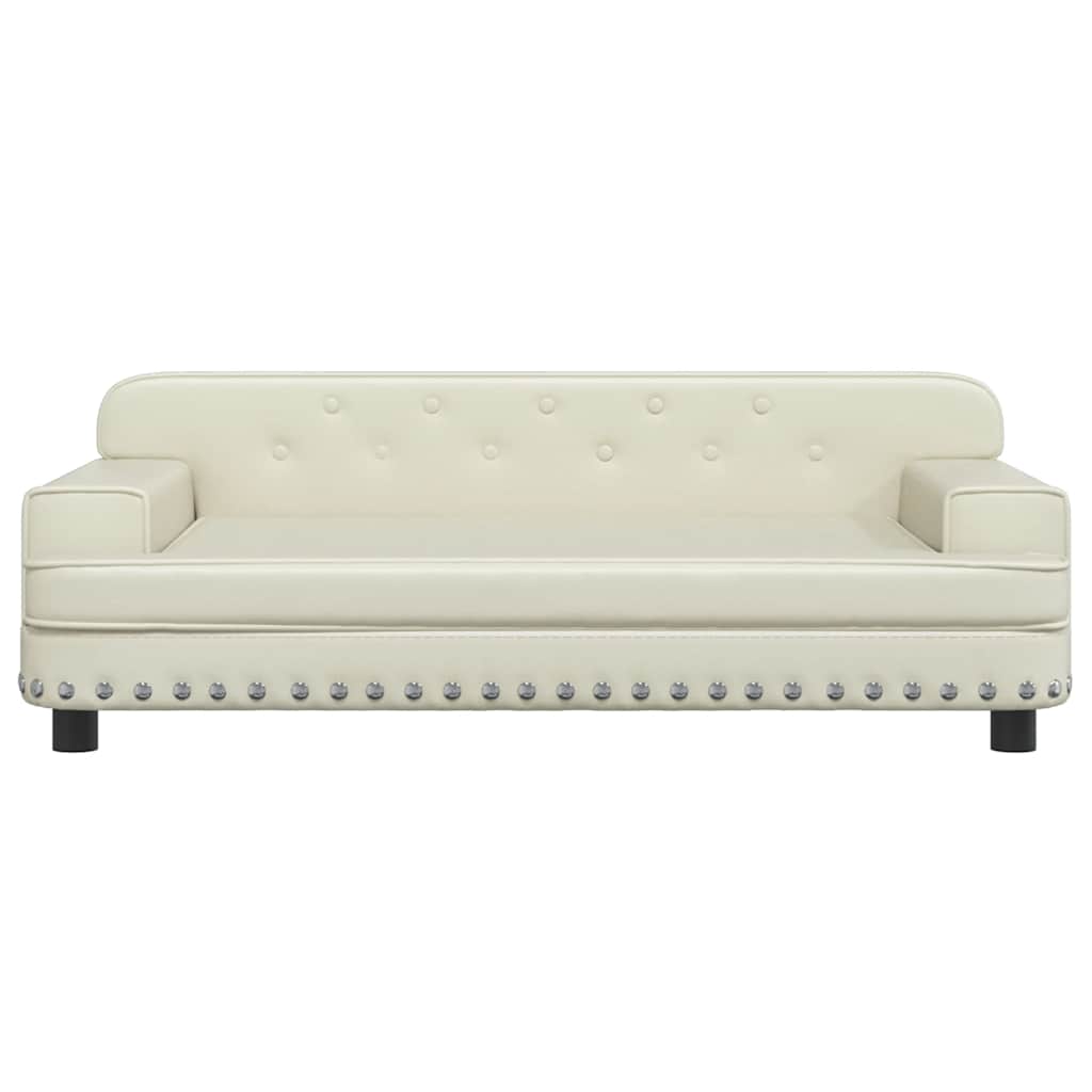 Hundebett Rosa 90x53x30 cm Samt