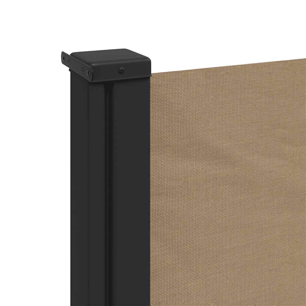 Seitenmarkise Ausziehbar Schwarz 100x300 cm