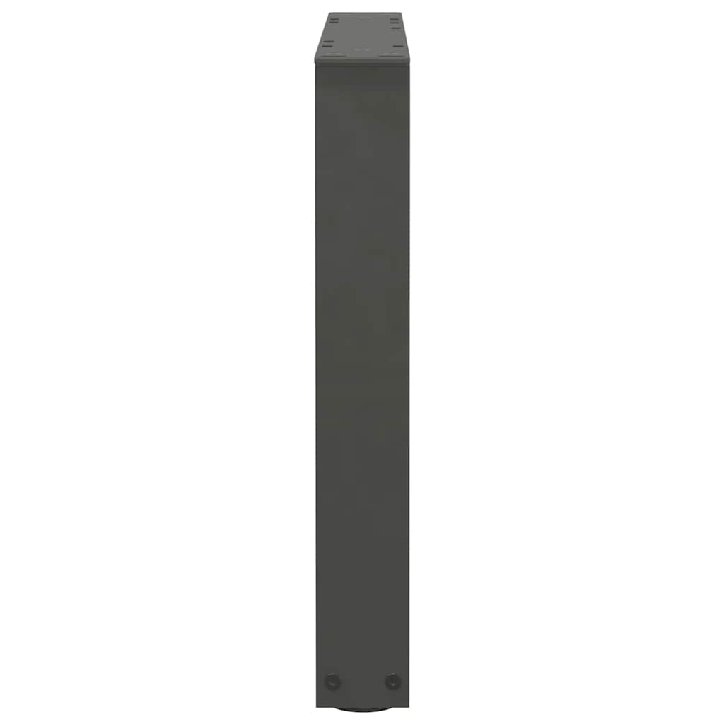 Couchtischbeine V-Form 2 Stück Schwarz 30x(30-31,3) cm Stahl