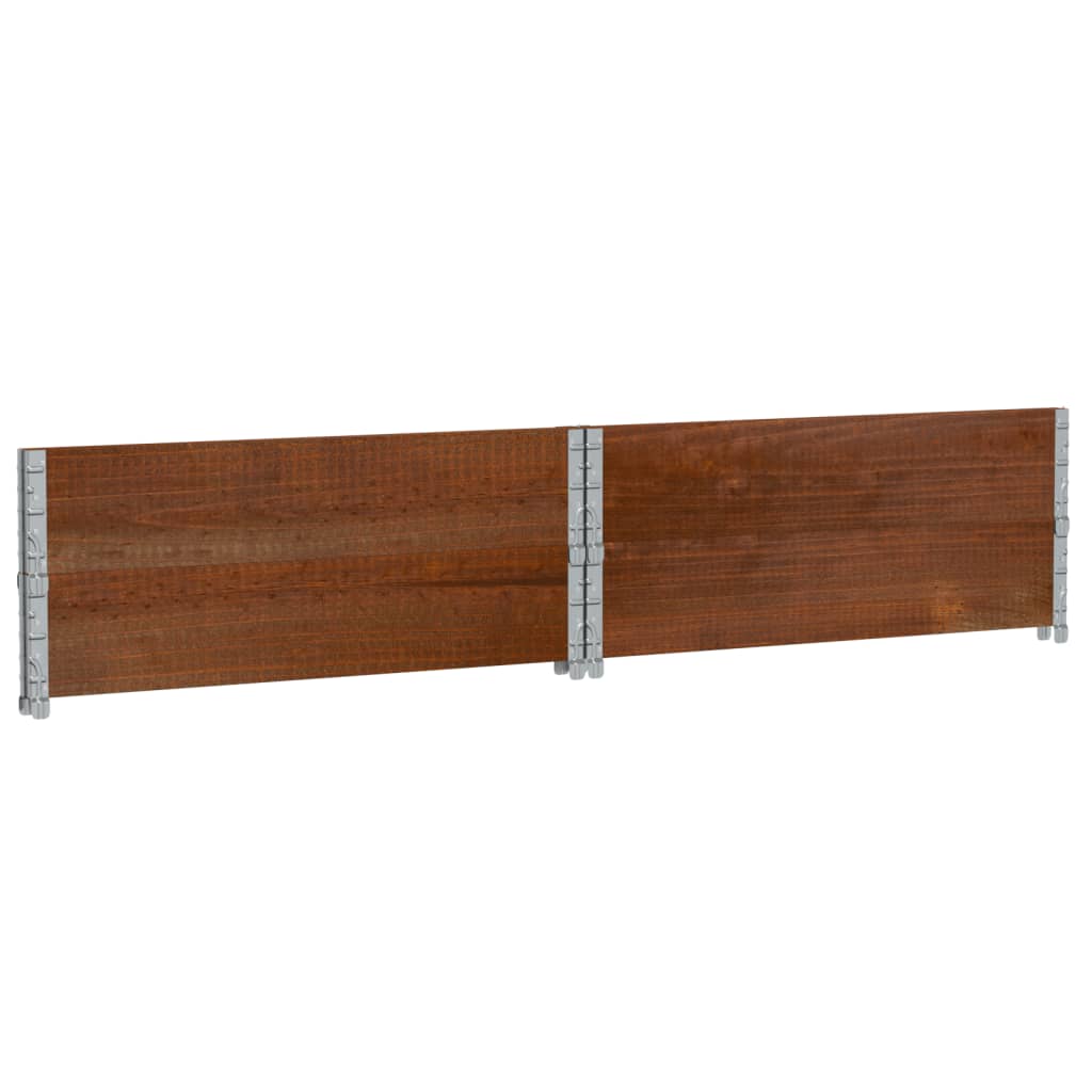 Pflanzkasten Grau 150x100 cm Massivholz Kiefer