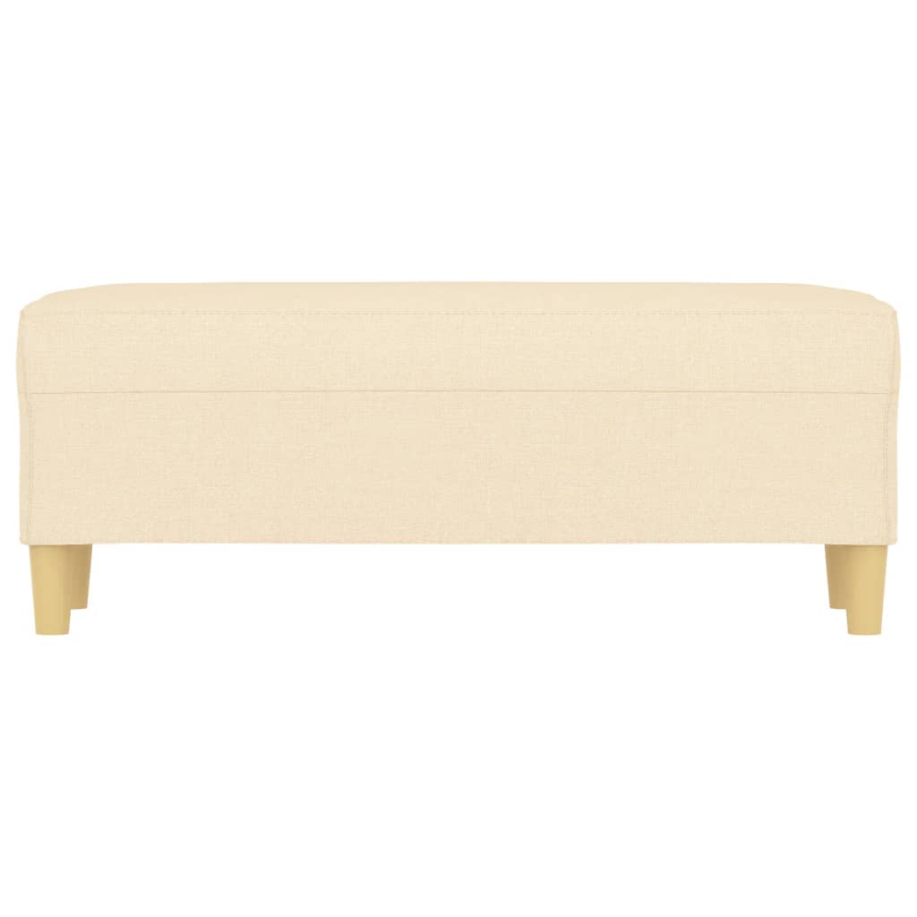 Sitzbank Hellgrau 70x35x41 cm Stoff