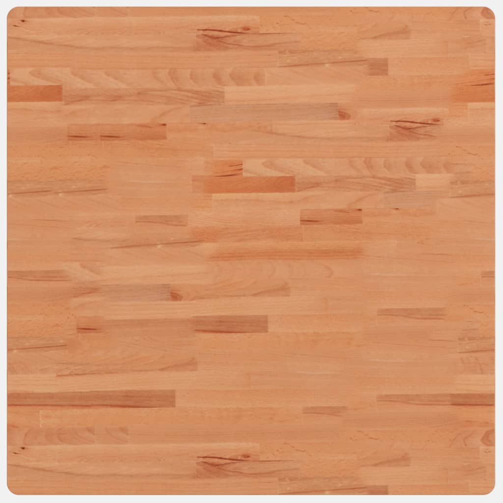 Tischplatte Ø30x1,5 cm Rund Massivholz Buche