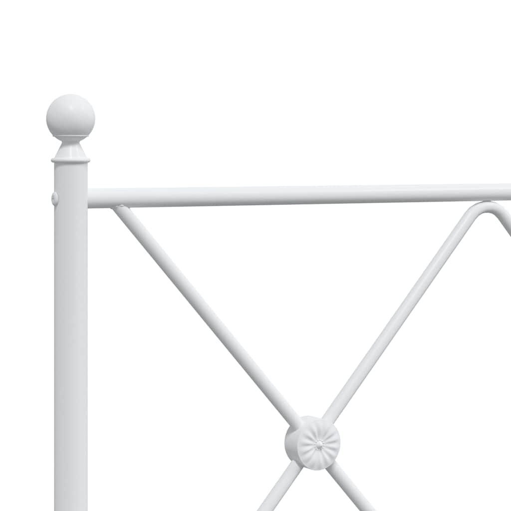 Ersatz-Kopfteil Metall Schwarz 75 cm