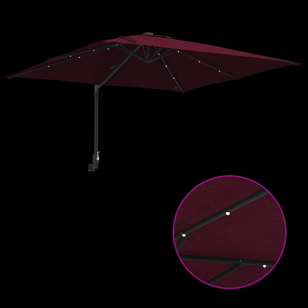 Garten-Sonnenschirm Sand 248,5 x 247,5 x 160 cm