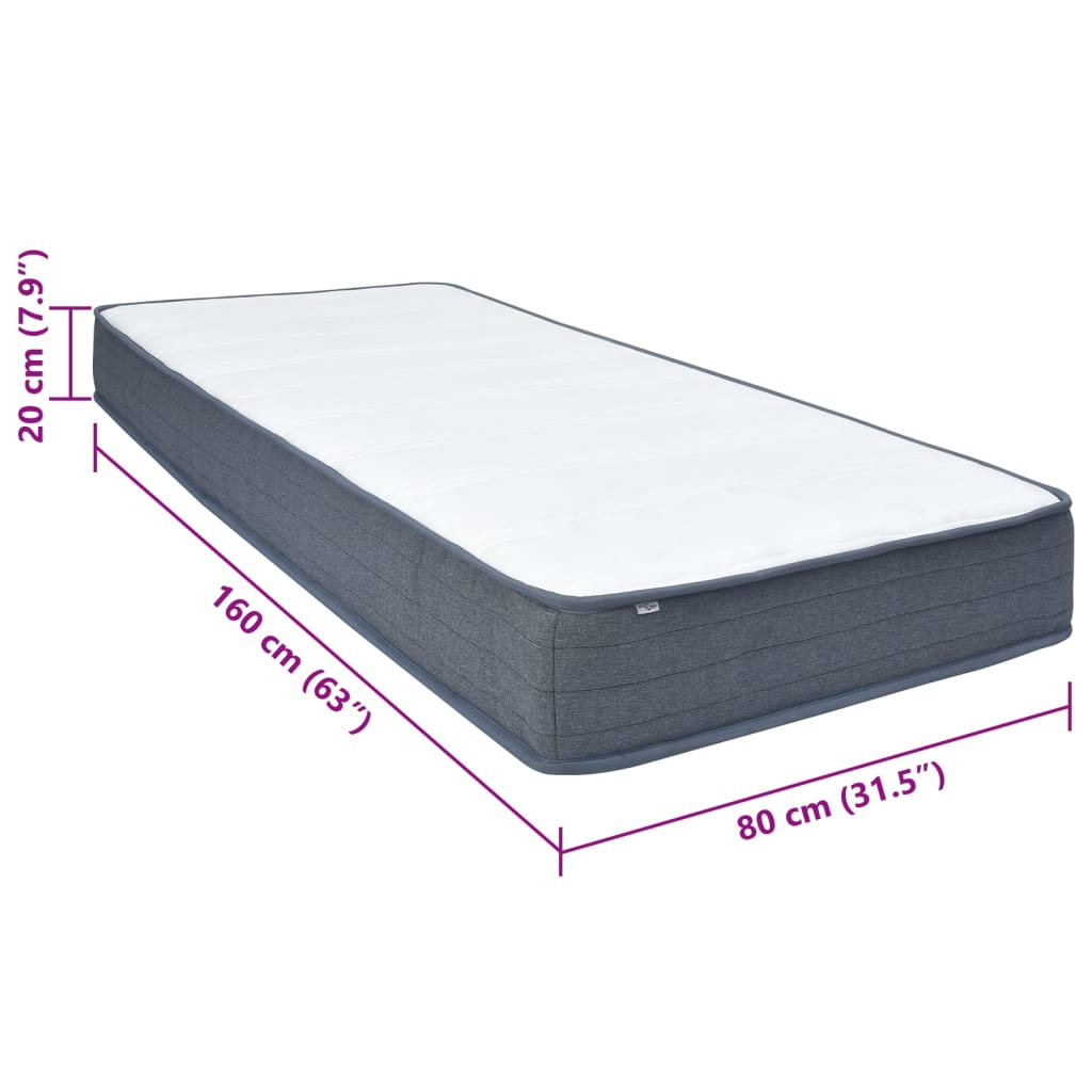 Boxspringbett-Matratze Mittel 200 x 80 x 20 cm