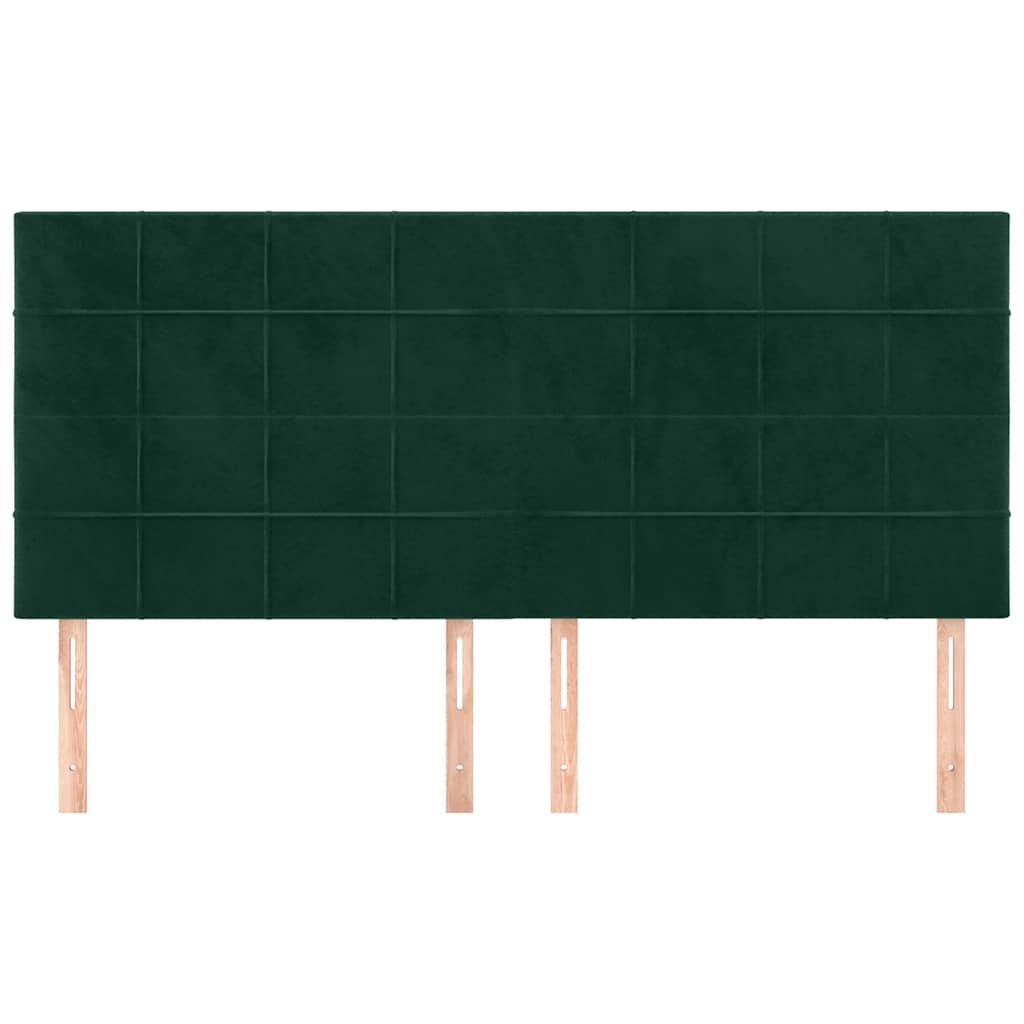 Kopfteil Hellgrau 80x5x118/128 cm Samt