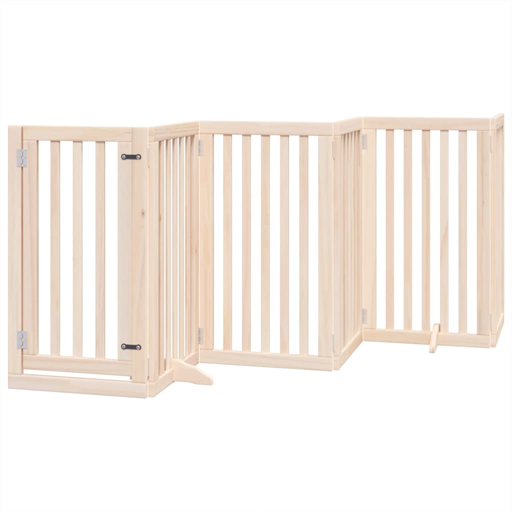 Hundegitter Faltbar 3 Paneele 150 cm Pappelholz