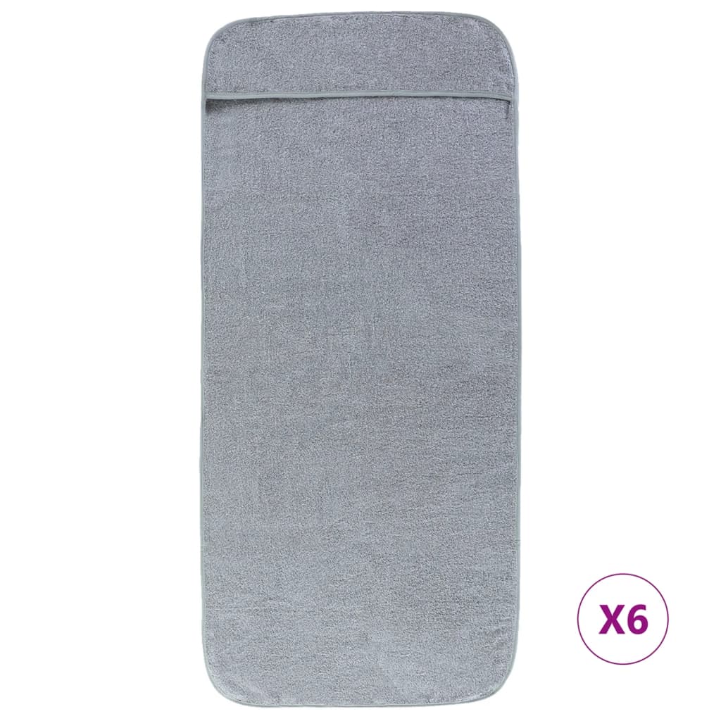 Strandtücher 4 Stk. Weiß 60x135 cm Stoff 400 GSM