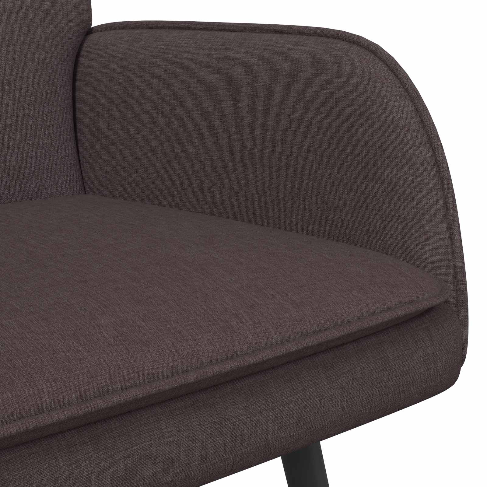 2-Sitzer Sofa Hellgrau 115 x 61 x 87 cm Stoff