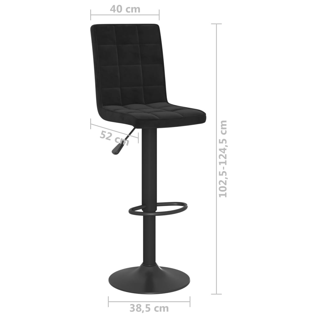 Barhocker Rosa Samt