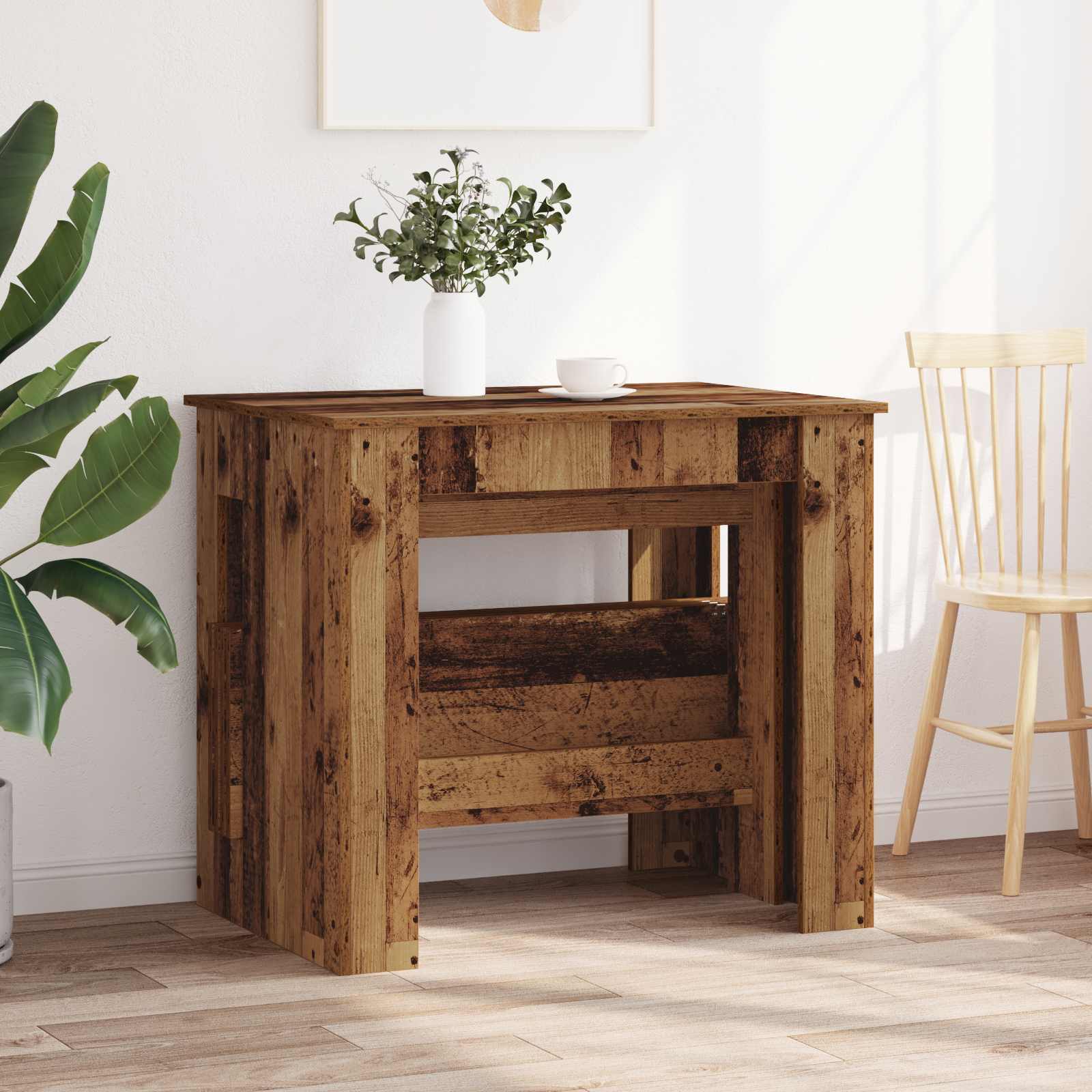 Esstisch 180 x 85 x 75 cm Holzwerkstoff Schwarze Eiche