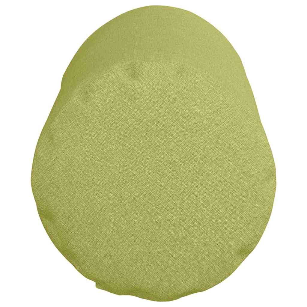 Bolsterkissen 2 Stück Hellgrau Ø 15 x 40 cm Stoff
