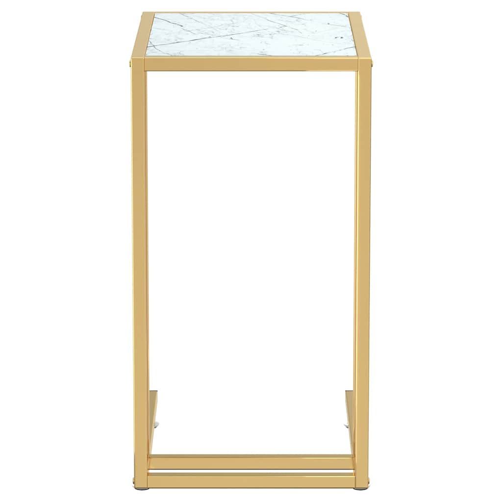 Computer-Beistelltisch Schwarz 50x35x65 cm Hartglas