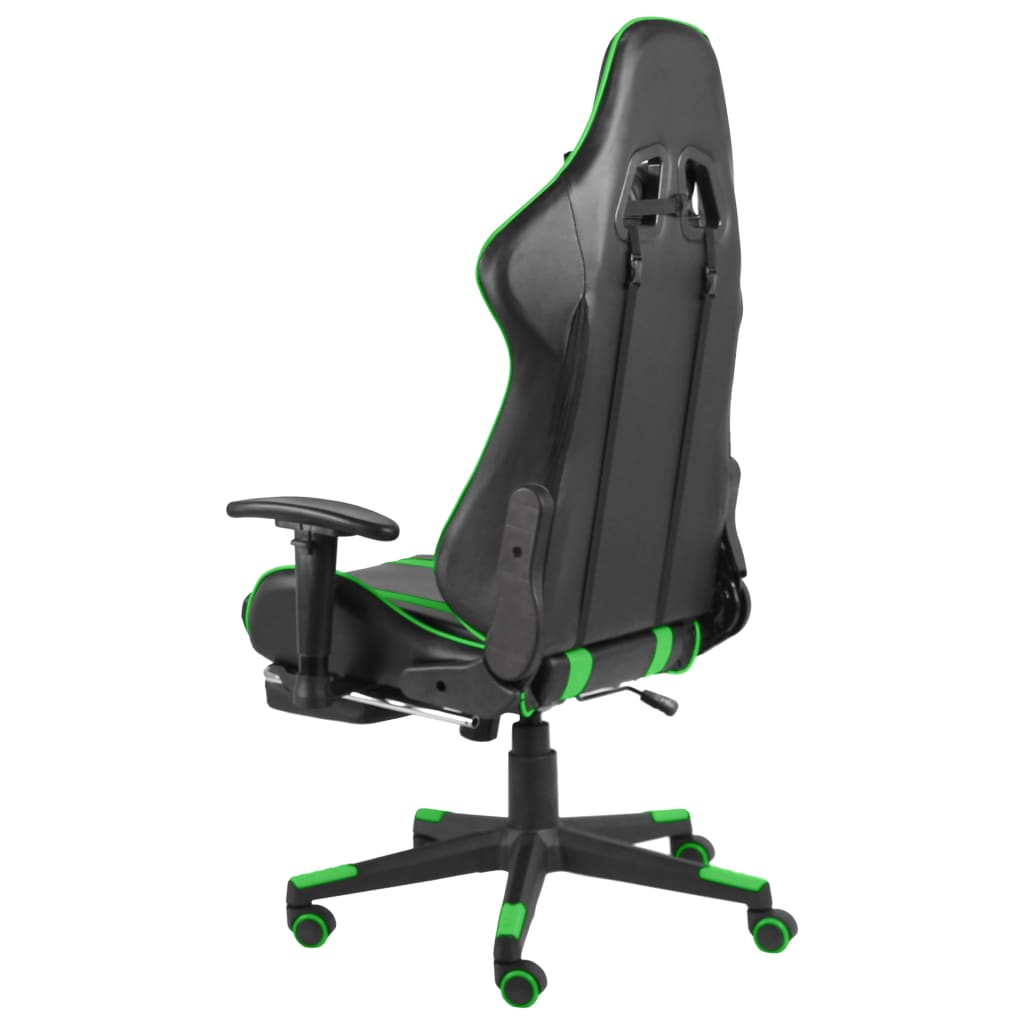 Gaming-Stuhl Drehbar Grün PVC