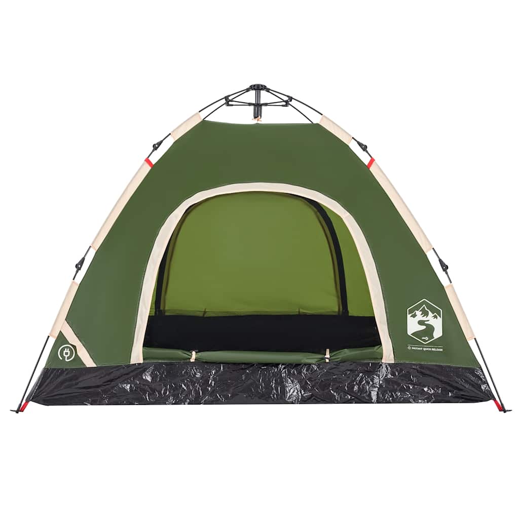 Campingzelt 2 Personen Grün Quick Release