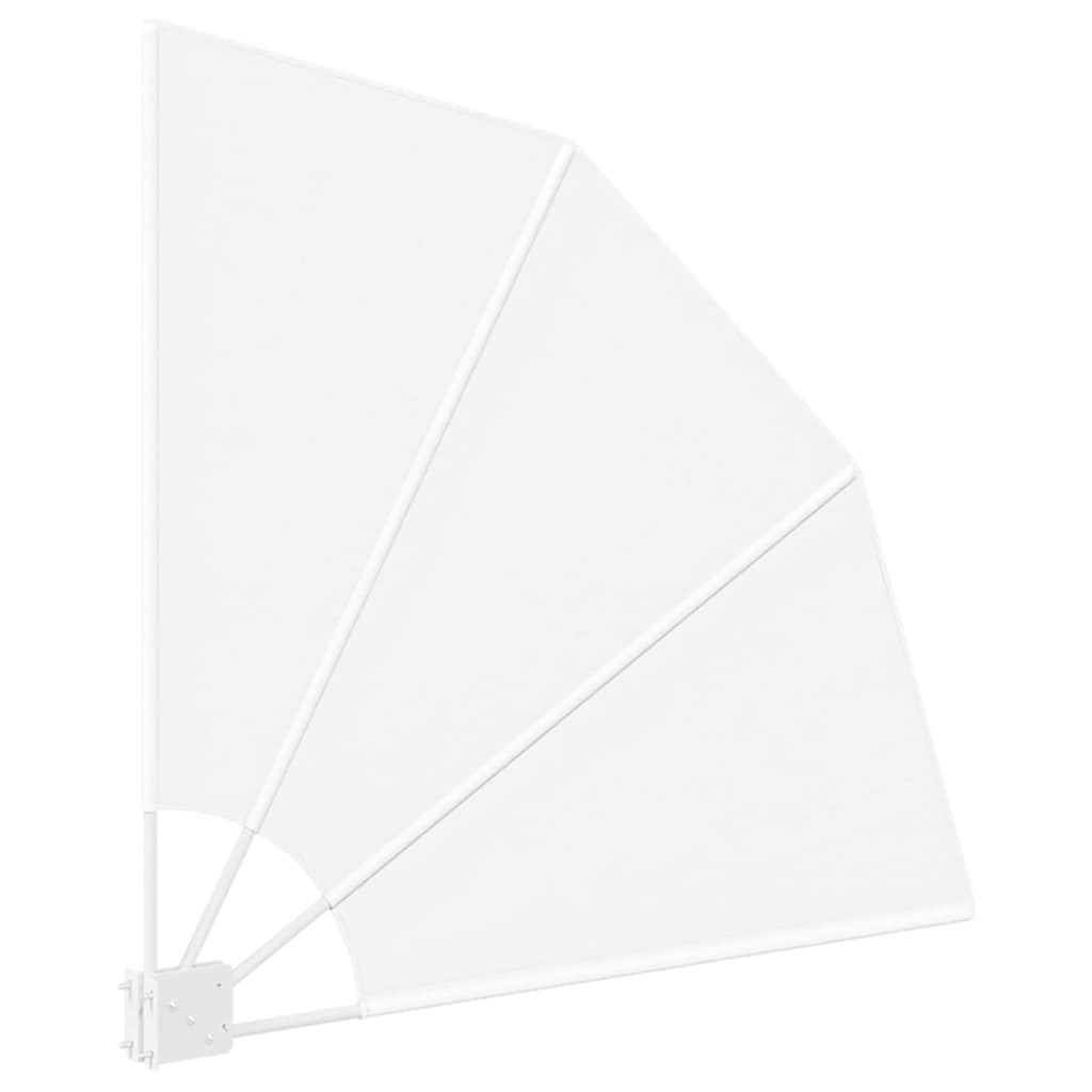 Faltbarer Balkonfächer Grau 210×210 cm
