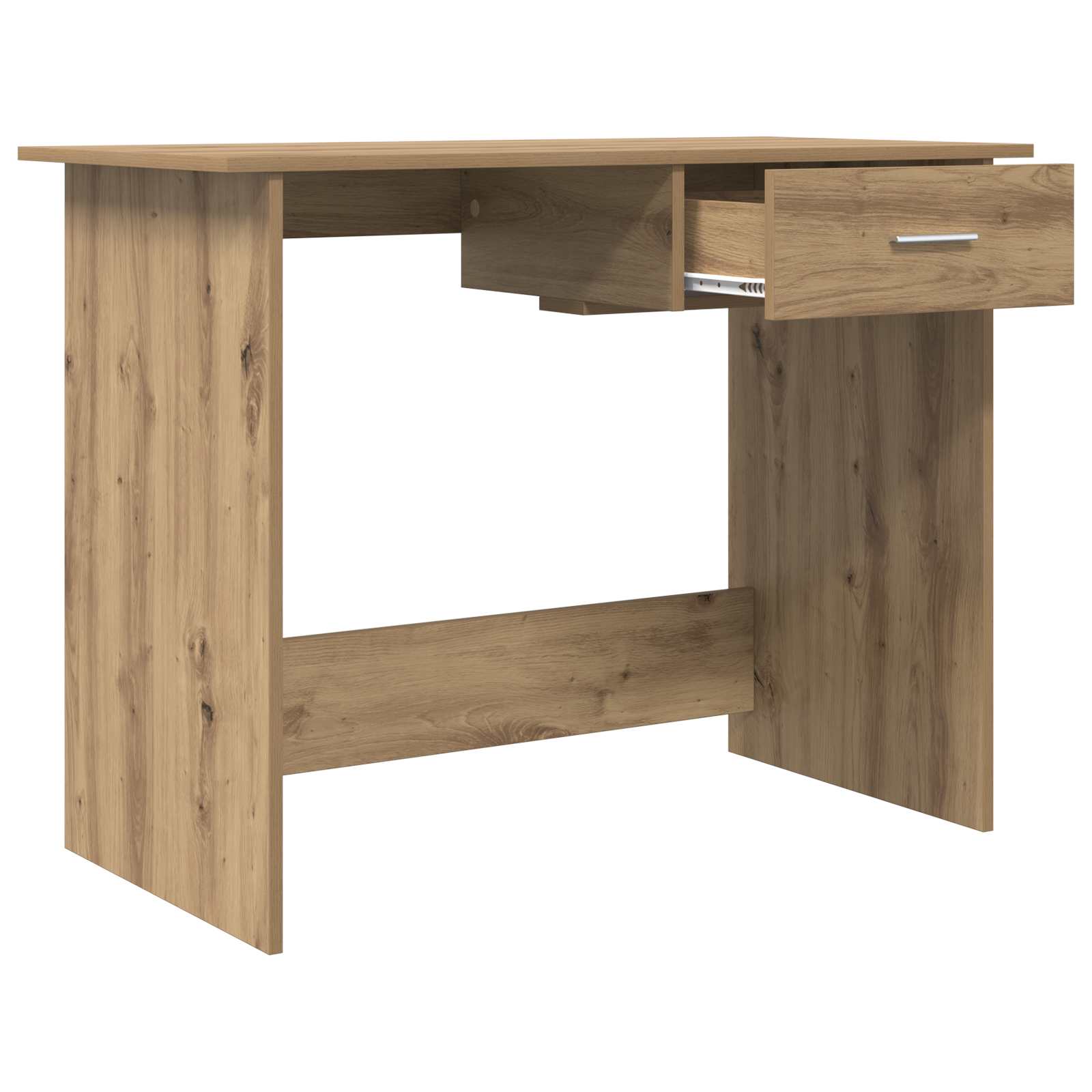 Schreibtisch Weiß 100x50x76 cm Holzwerkstoff