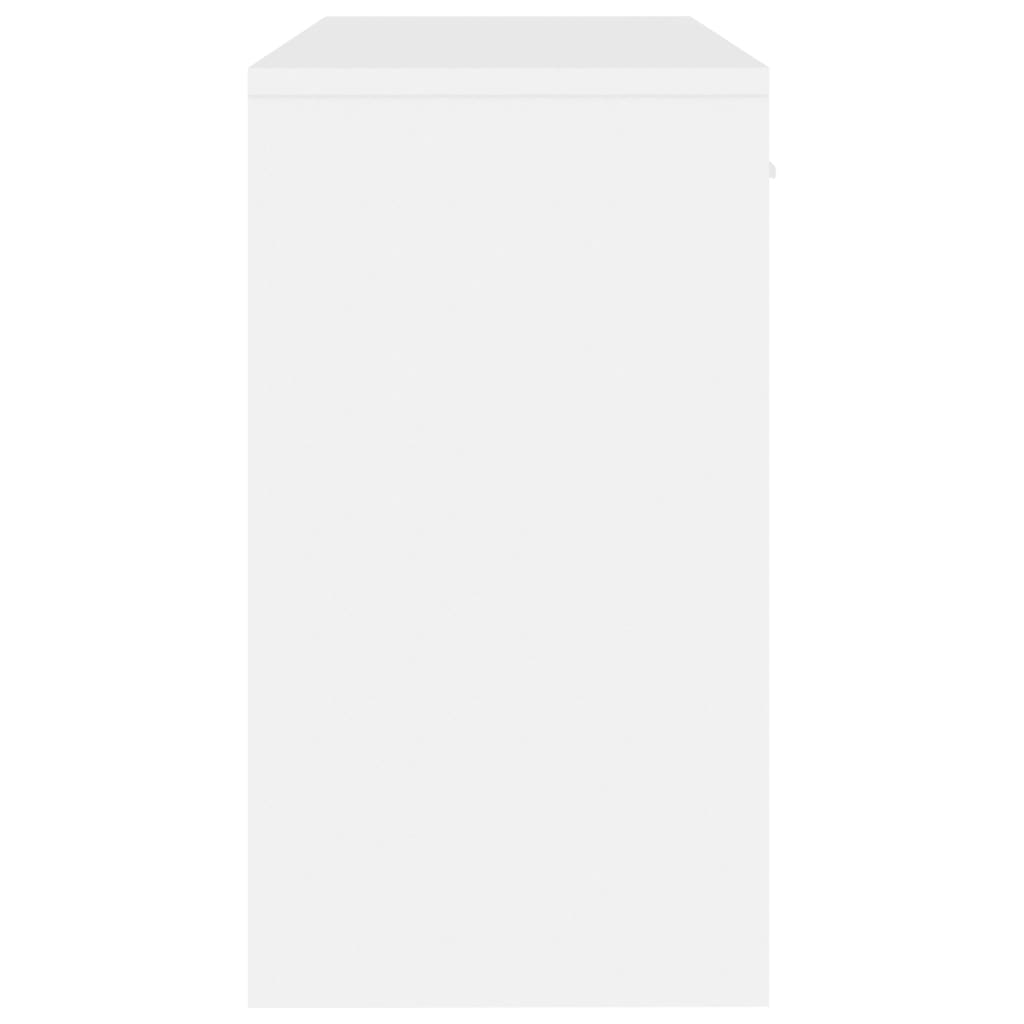 Schreibtisch mit Schublade und Schrank Eiche 100x40x73 cm