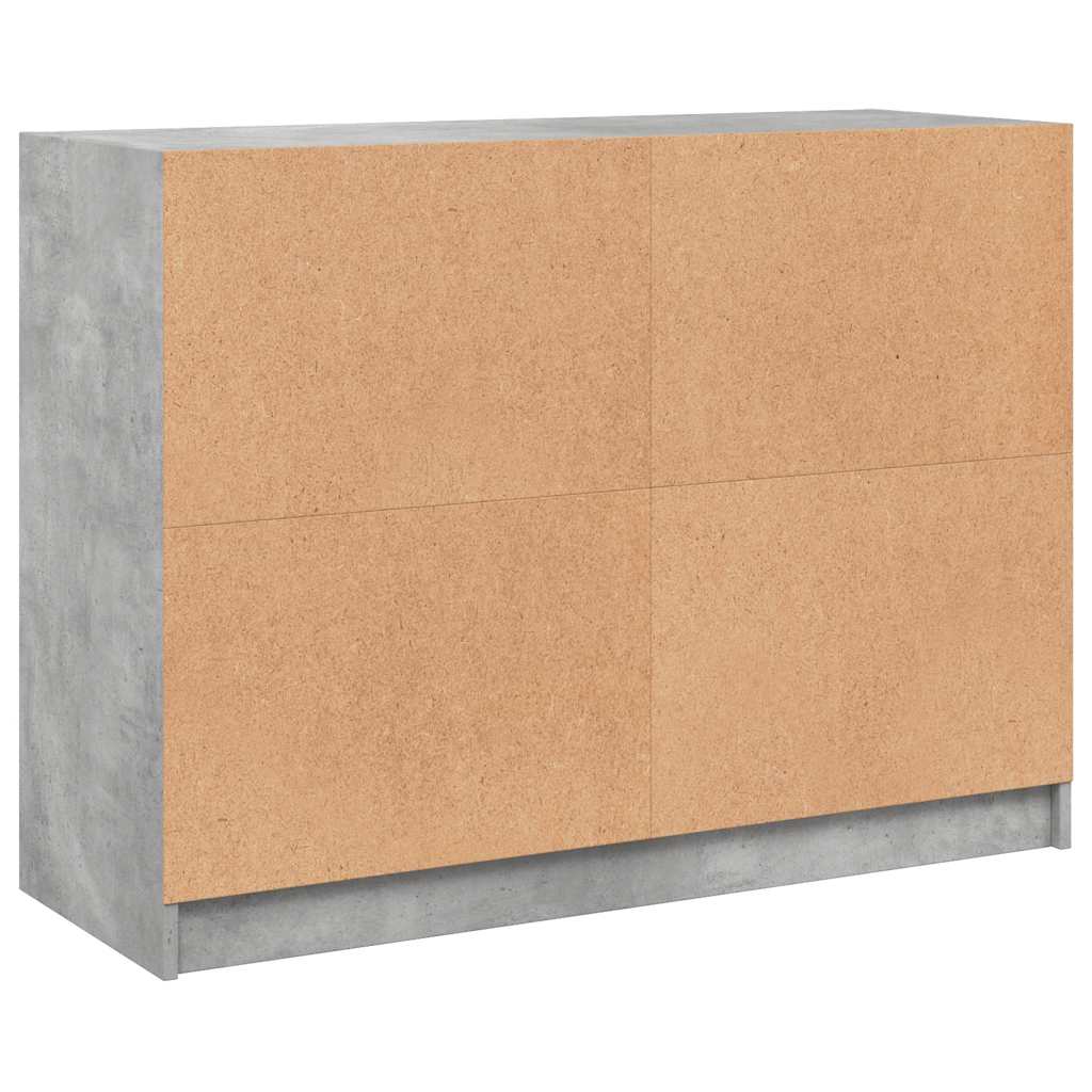 Bücherschrank mit Türen Weiß 204x37x75 cm Holzwerkstoff